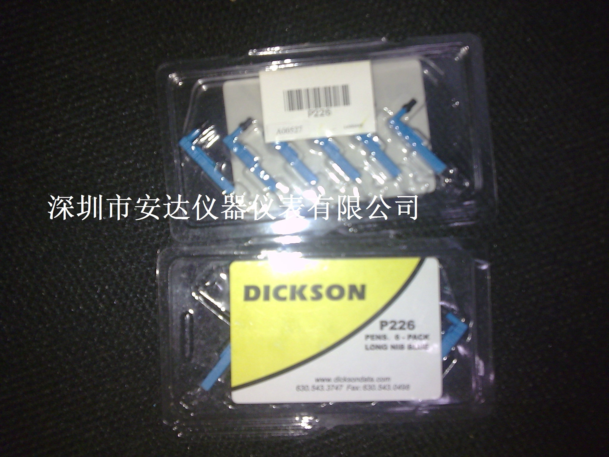 Dickson溫濕度記錄儀記錄筆(藍色）